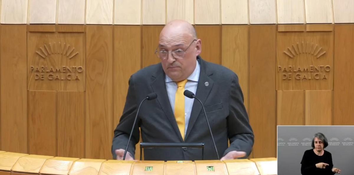 Armando Ojea, diputado de Democracia Ourensana en el Parlamento de Galicia
