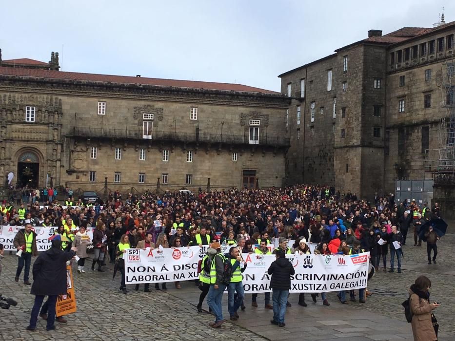 "Histórica" movilización de empleados judiciales