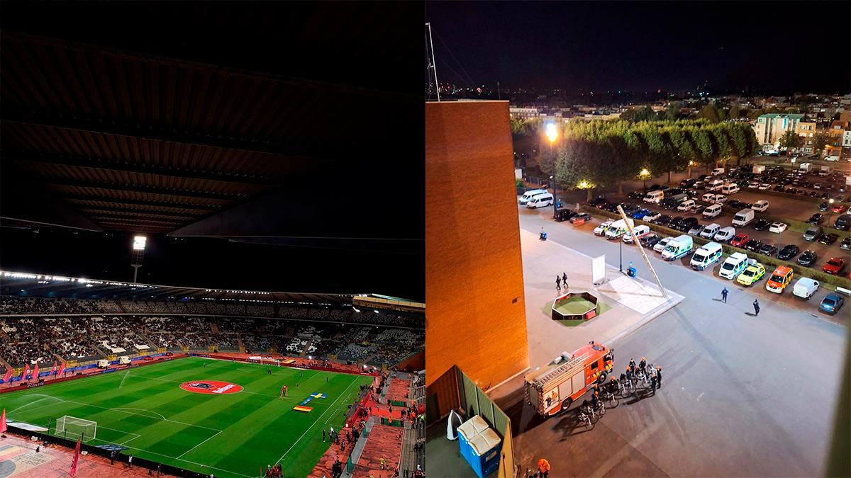 Así vivieron en el Estadio Rey Balduino el atentado de dos aficionados suecos