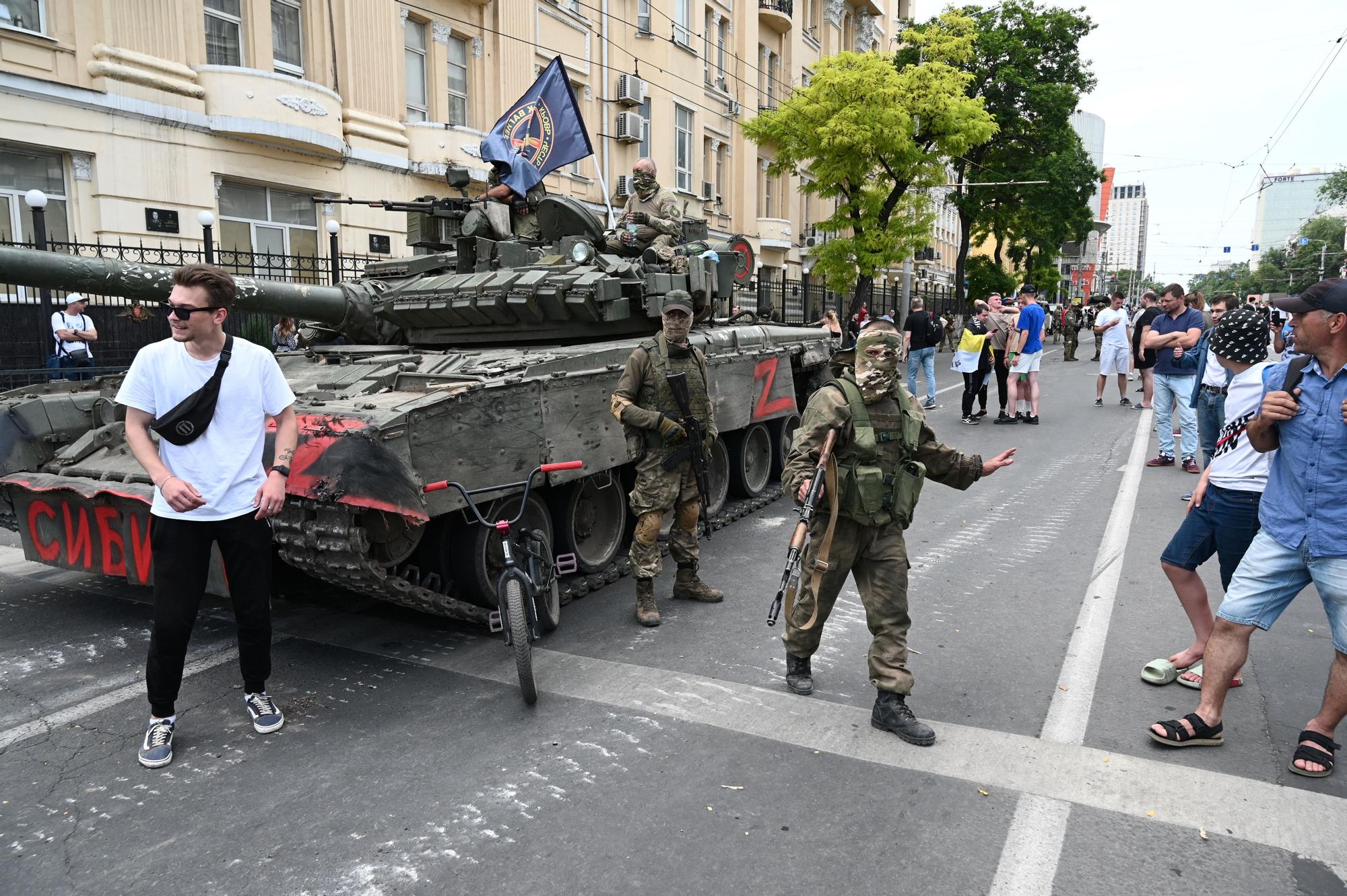 Wagner fighters deployed in Rostov-on-Don