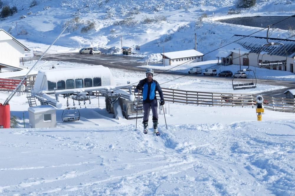 La última nevada en Pajares, en imágenes.