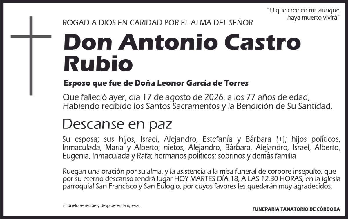 Antonio Castro Rubio