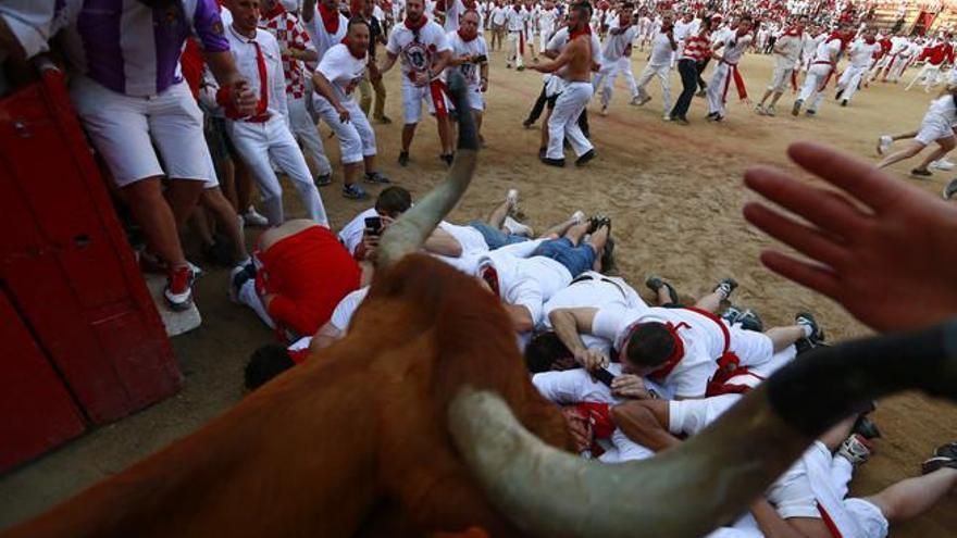 San Fermín 2018: cuarto encierro veloz y limpio