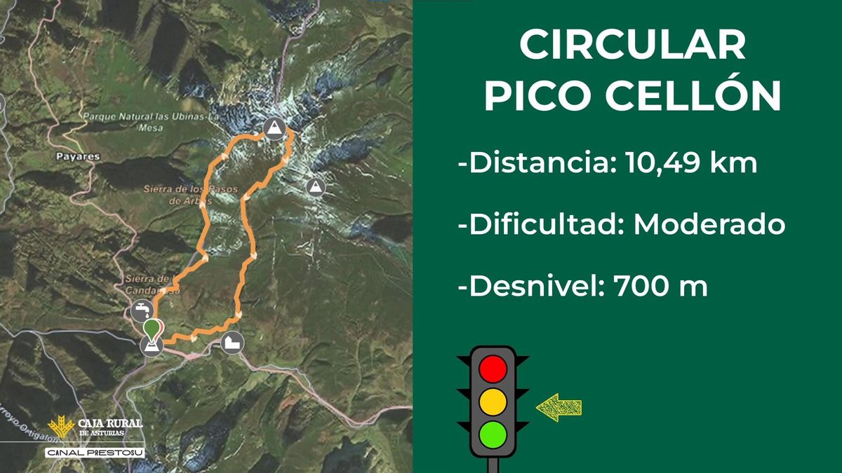 Desde las alturas se ve el Negrón: una ruta al pico Cellón