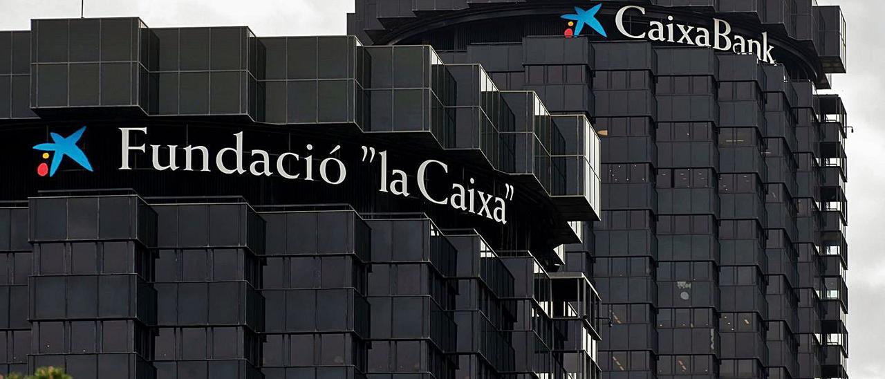 La sede operativa de CaixaBank en la avenida Diagonal de Barcelona.