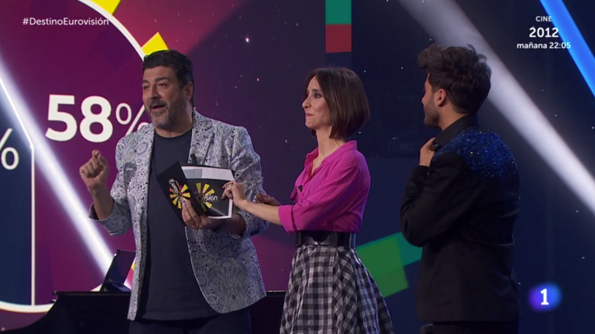 TVE la fa grossa amb els rètols de ‘Destino Eurovisión’: s’equivoca amb els números de telèfon per votar per les dues cançons