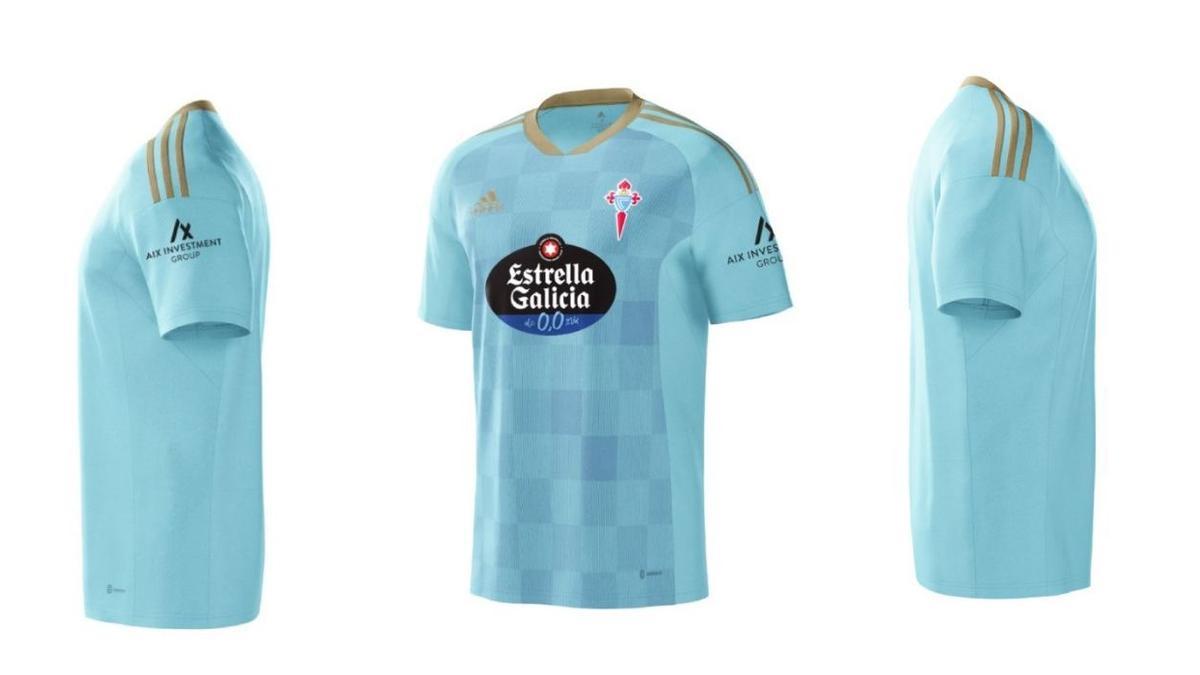 Detalles de la nueva primera equipación del Celta