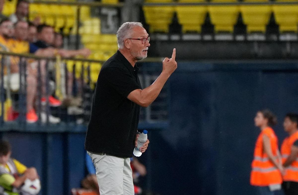 Miguel Álvarez durante el encuentro ante el Alcorcón.