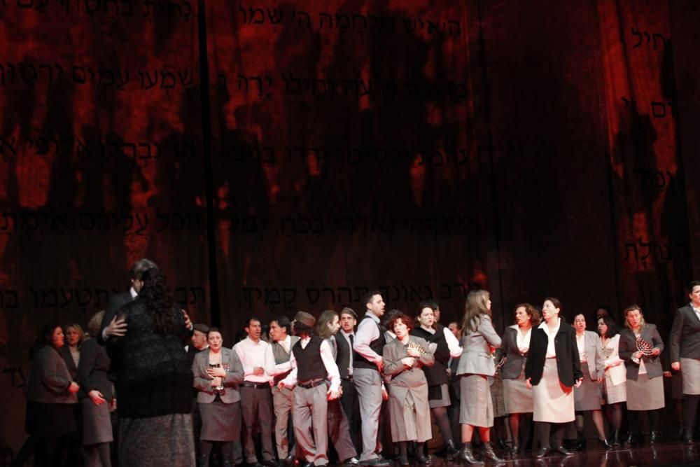 Ensayo general de la ópera Nabucco en Gijón