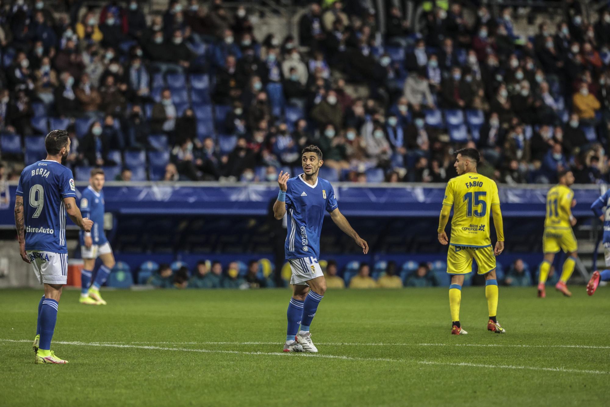En imágenes: así fue el empate entre el Real Oviedo y Las Palmas