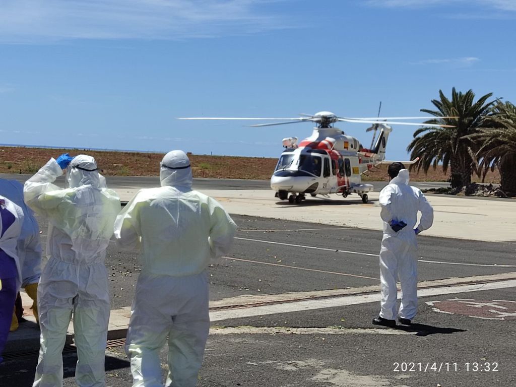 Asistencia en Tenerife a los migrantes rescatados al sur de El Hierro