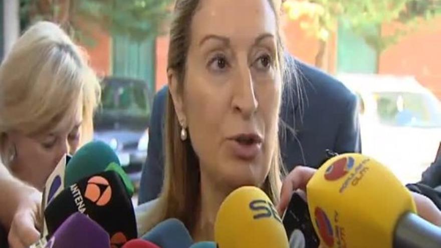 Ana Pastor: &quot;Vamos a colaborar con las autoridades judiciales&quot;