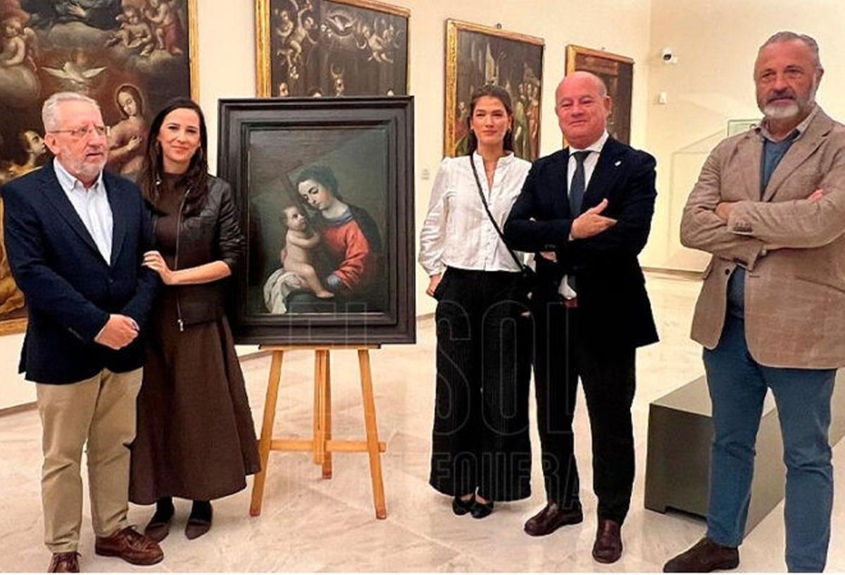 Presentación del cuadro atribuido a Zurbarán.