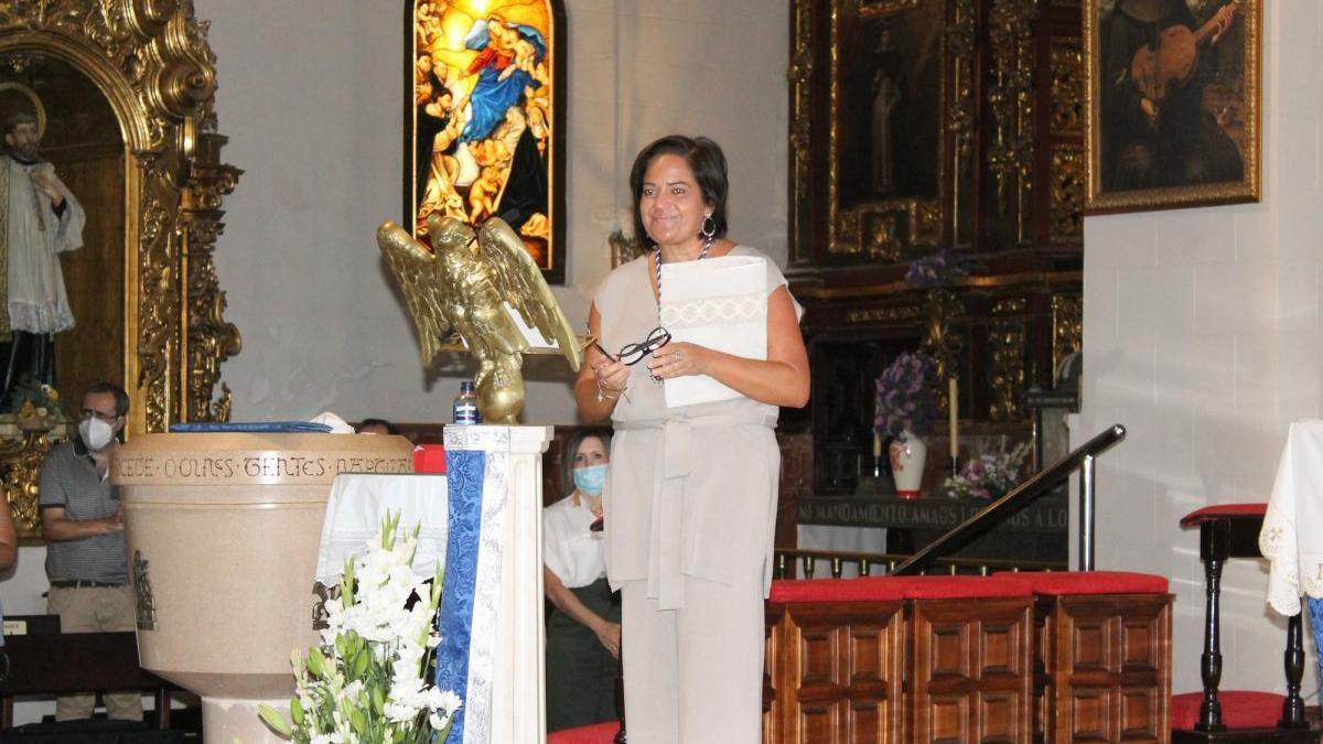 Guadalupe Gálvez pregona las fiestas de la patrona de Baena