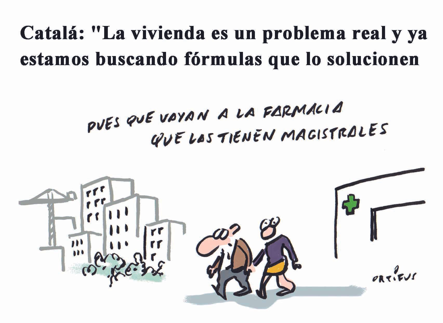 Catalá: &quot;La vivienda es un problema real y ya estamos buscando fórmulas que lo solucionen&quot;