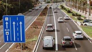 Adiós al carril bus-VAO de la autopista del aeropuerto de Palma hasta que terminen las obras de mejoras en los accesos