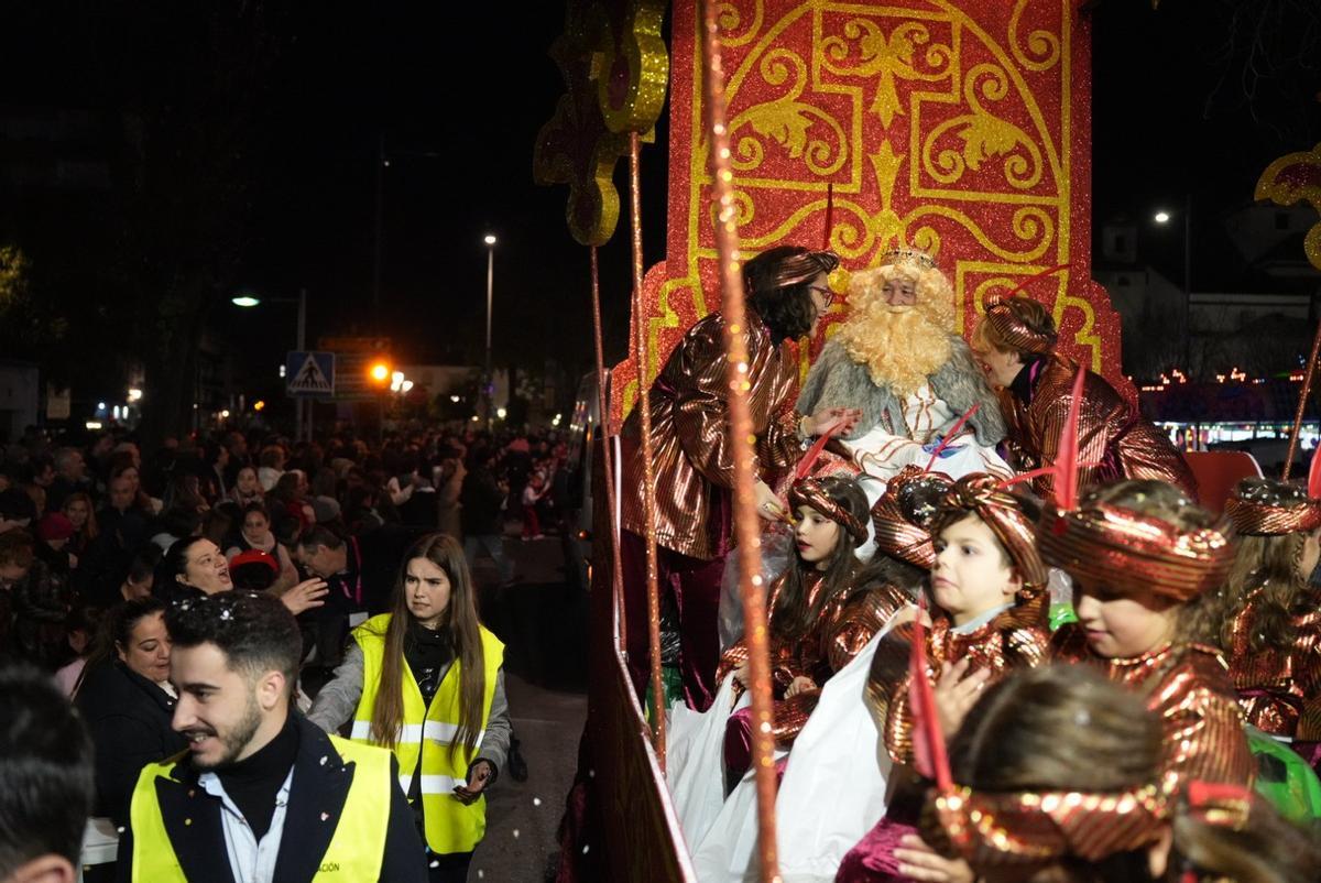 El Rey Gaspar de la Cabalgata de La Viñuela.