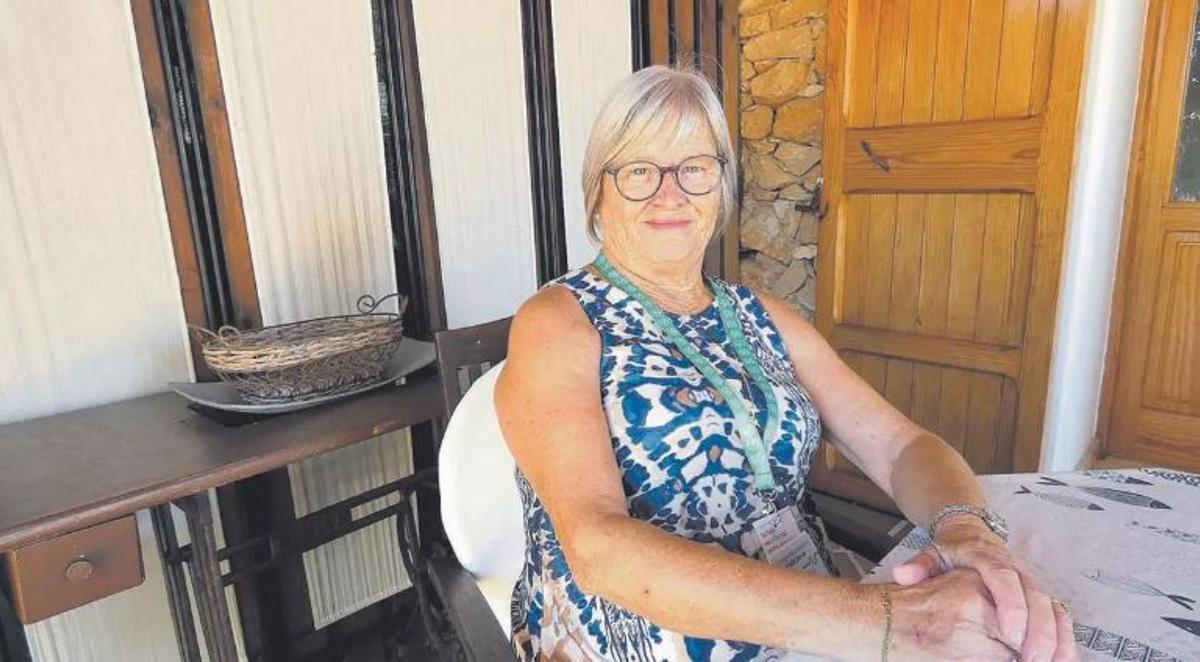 Pepita Gabaldar, presidenta de la Junta local de la AECC en Formentera. / P.M.V.