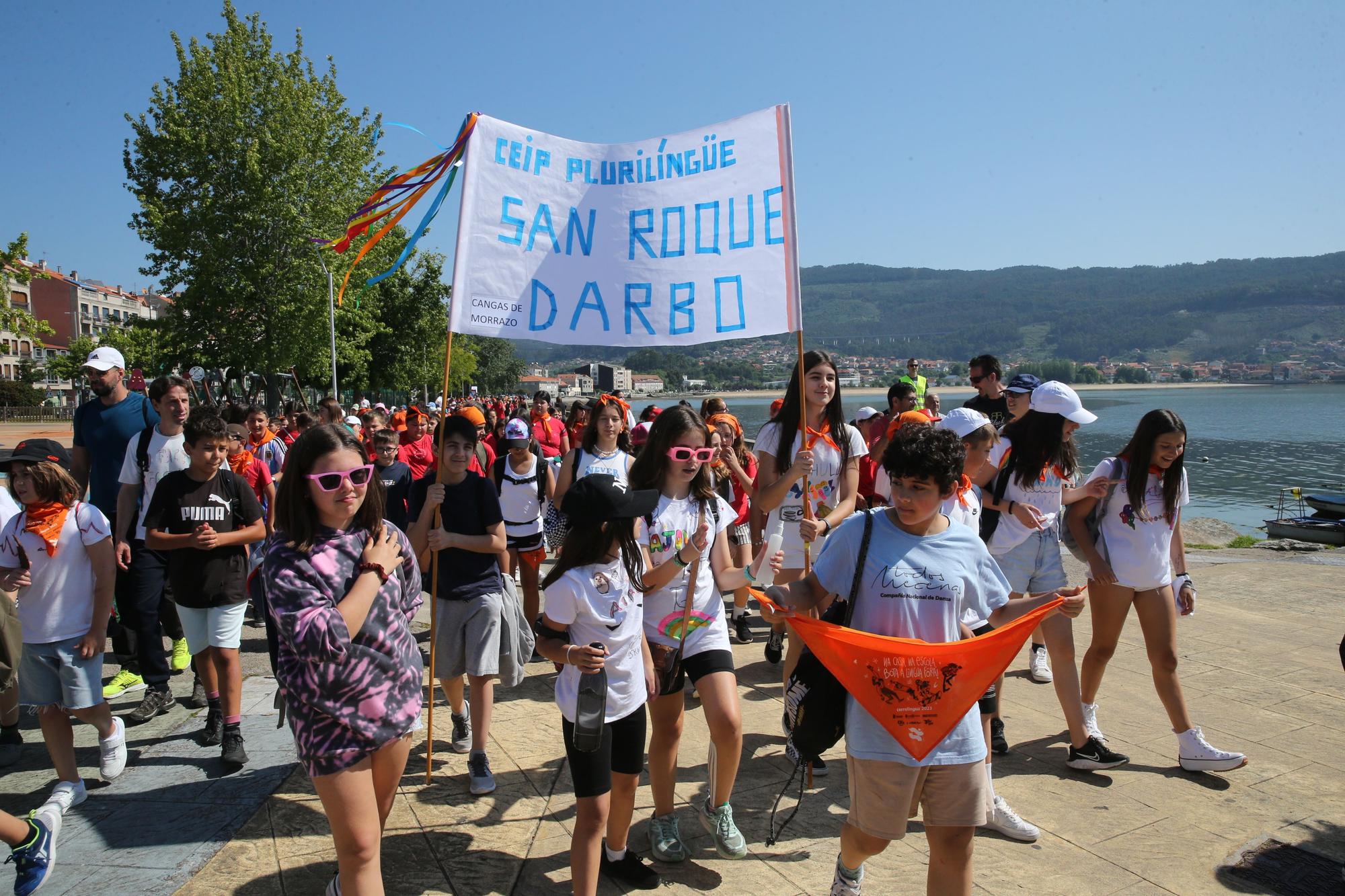 Máis de 2.000 cativos enchen o Correlingua de Moaña polo idioma galego