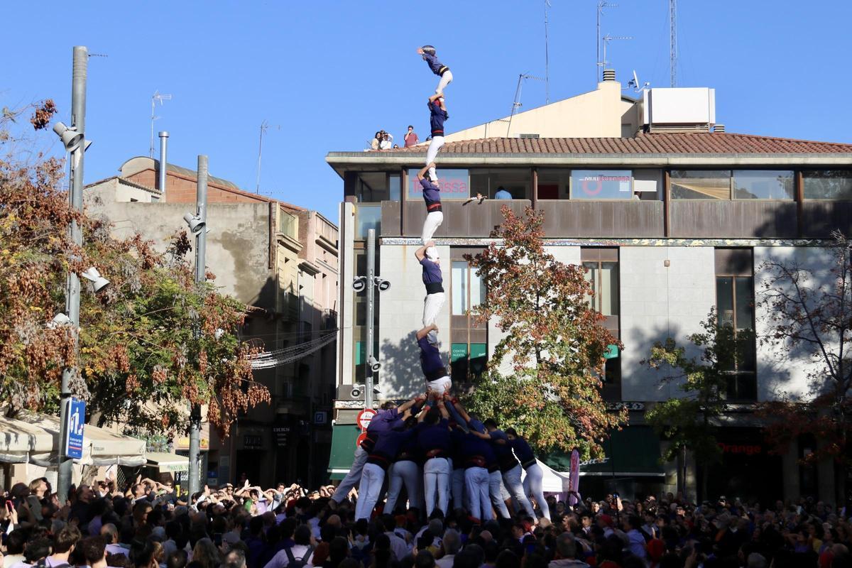 Imagen de una actuación de los 'Capgrossos' de Mataró