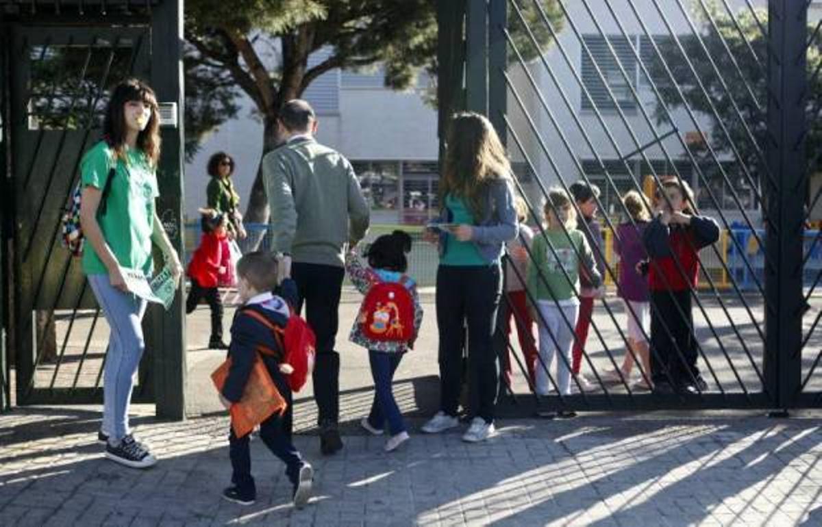 Las imágenes de la jornada de huelga de la enseñanza