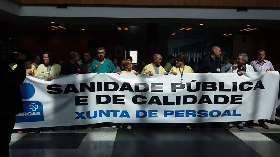 Encierro en el hospital Meixoeiro de Vigo