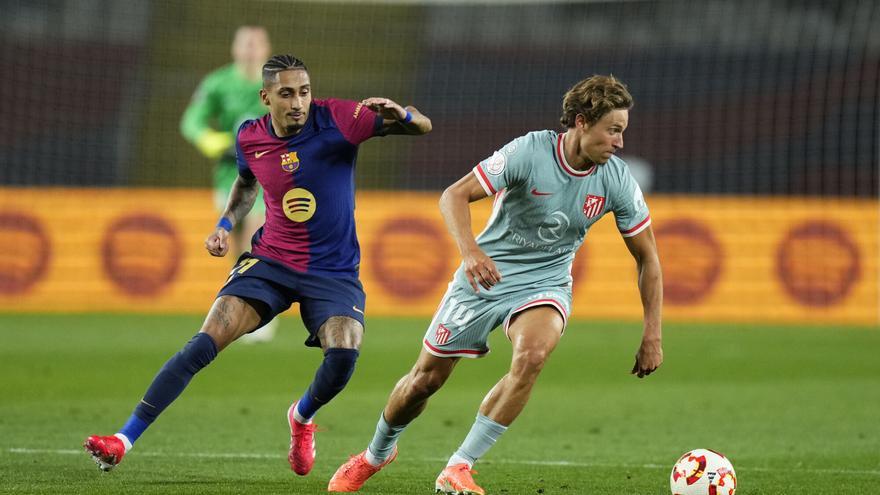Resumen, goles y highlights del FC Barcelona 4-4 Atlético de Madrid de la ida de semifinales de la Copa del Rey