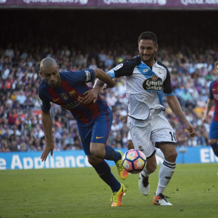 El Deportivo cae goleado ante el Barcelona