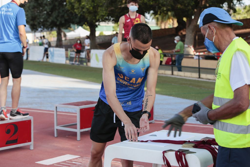 Campeonato regional de atletismo. Primera jornada