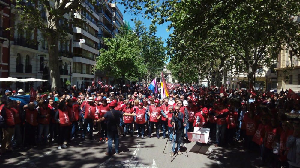 Manifestación del Día del Trabajo en València