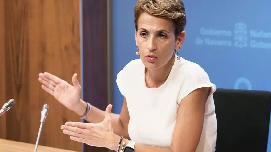 María Chivite descarta dimitir y niega irregularidades en las adjudicaciones a la empresa vinculada a Santos Cerdán