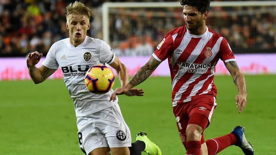 Daniel Wass en un encuentro de la pasada temporada