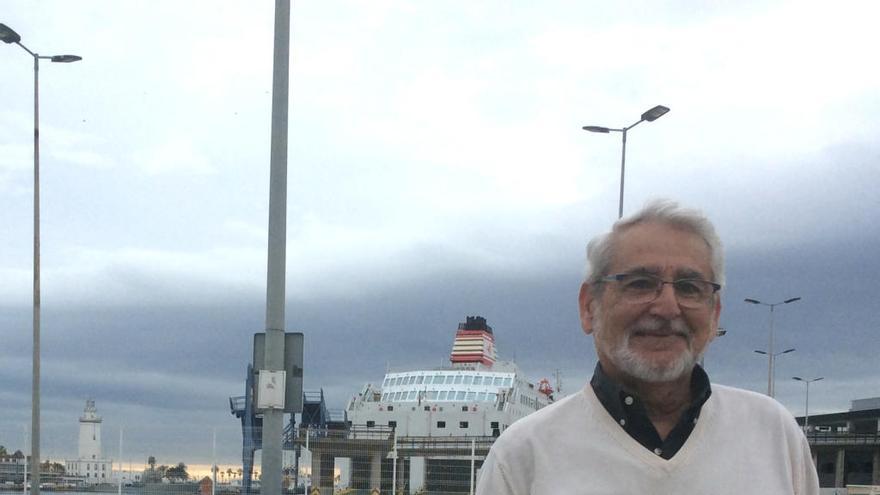 Francisco Cabrera Pablos, esta semana en el Puerto de Málaga.