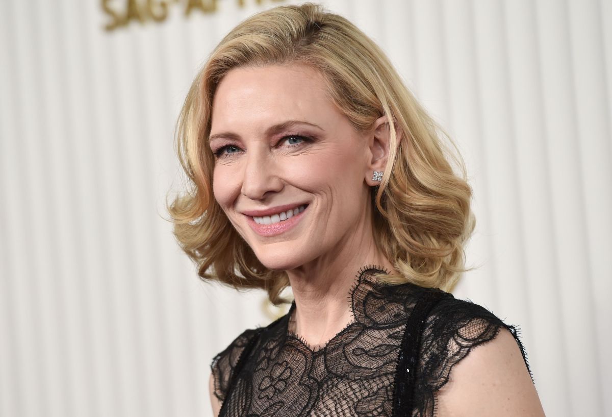 Cate Blanchett presume de corte de pelo mob