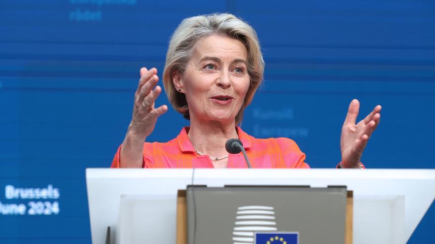 Ursula von der Leyen, reelegida para su segundo mandato al frente de la Comisión Europea
