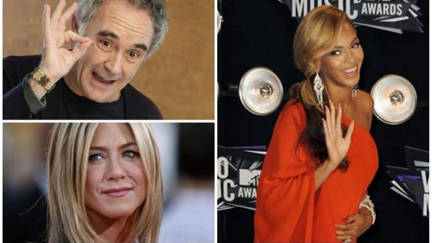 Ferrán Adrià, Beyoncé y Jennifer Aniston, algunas estrellas que tomaron un respiro.