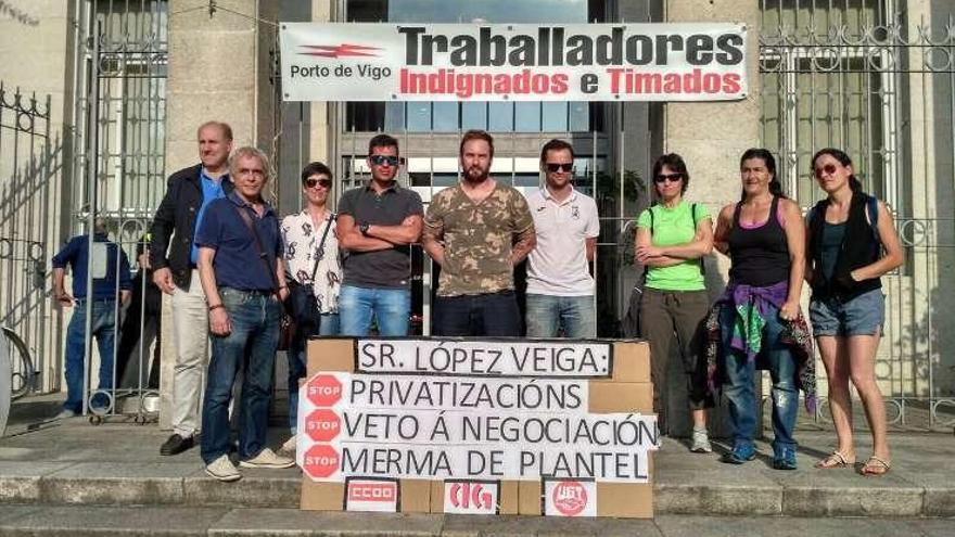 El comité denuncia la privatización de servicios en el puerto