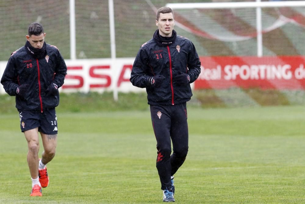 Entrenamiento del Sporting