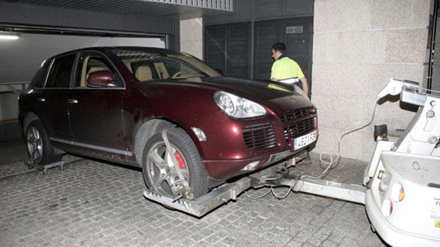 Porsche Cayenne incautado a Juan Carlos González Martín &quot;Culebra&quot;