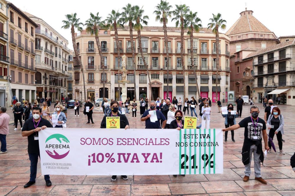 Los salones de belleza malagueños piden una rebaja del IVA al 10%