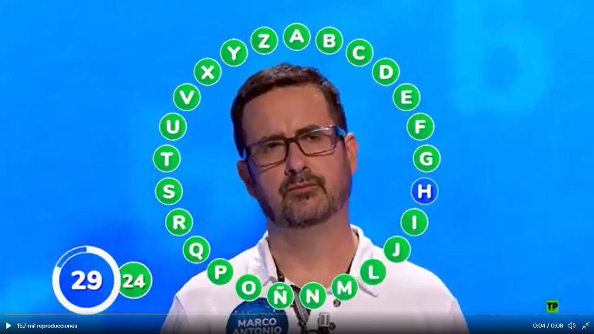 Marco Antonio ante su último "Rosco"