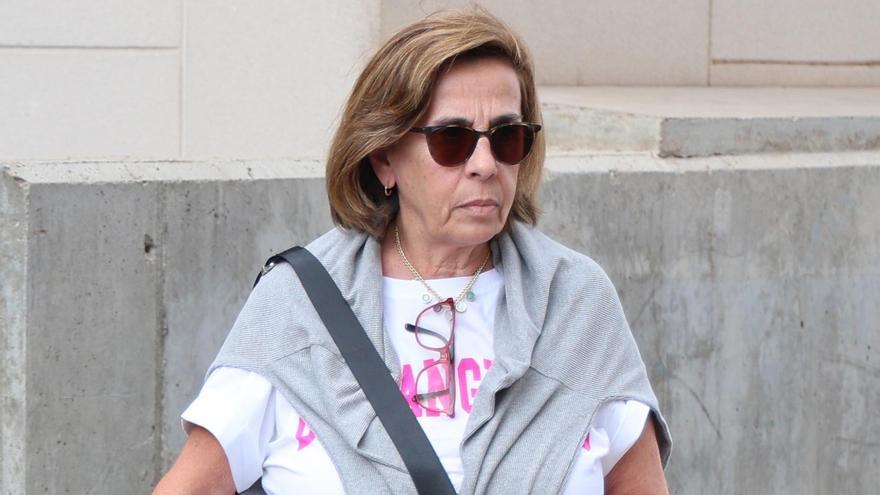 La madre de Anabel Pantoja, Merchi Bernal, muestra su preocupación a su llegada al hospital