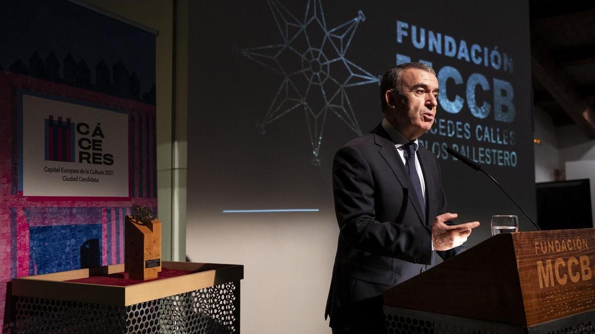 Discurso de Lorenzo Silva al recibir el Premio de Periodismo 'Ciudad de Cáceres'