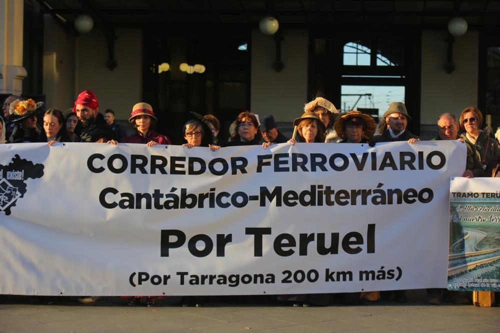 Protesta de Teruel Existe en València