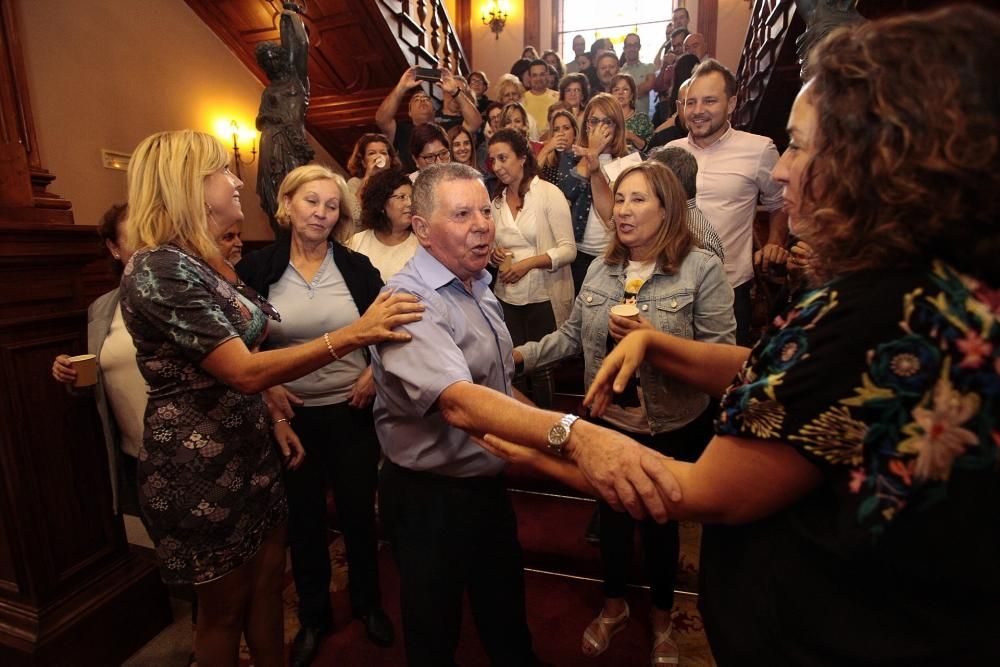 Despedida al conserje del Ayuntamiento de La Orota