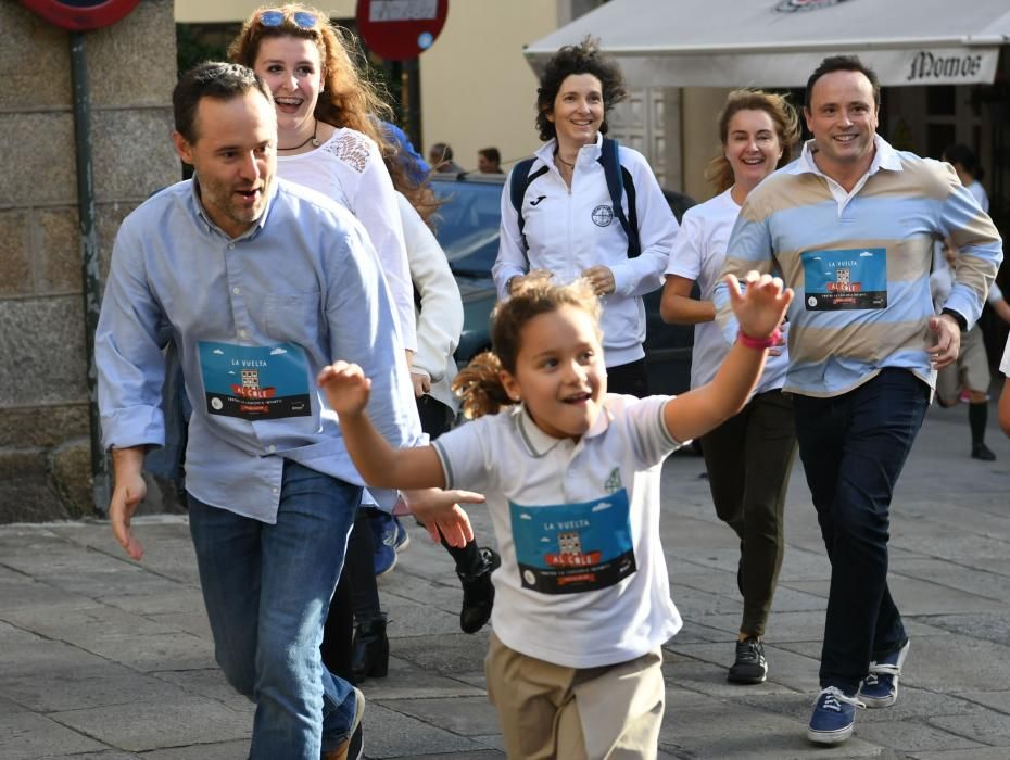 Carrera solidaria en el colegio Santo Domingo.