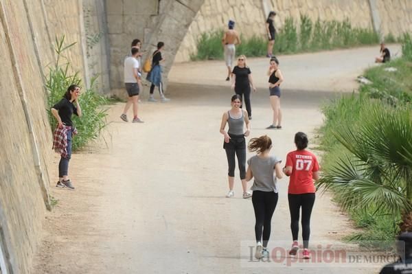 Simulacro en el río Segura