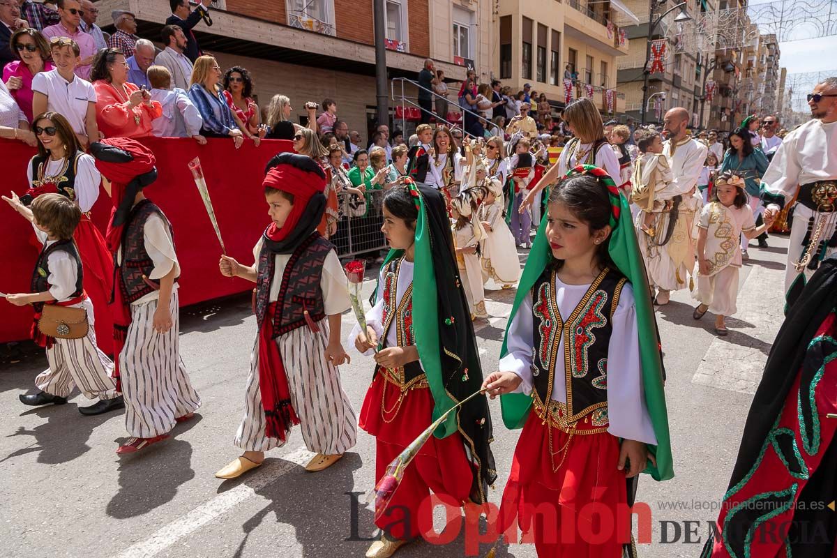 Desfile infantil del Bando Moro en las Fiestas de Caravaca