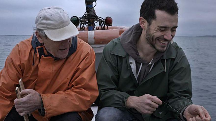 Juan Galiñanes (derecha) junto al actor Celso Bugallo.   | // FDV 