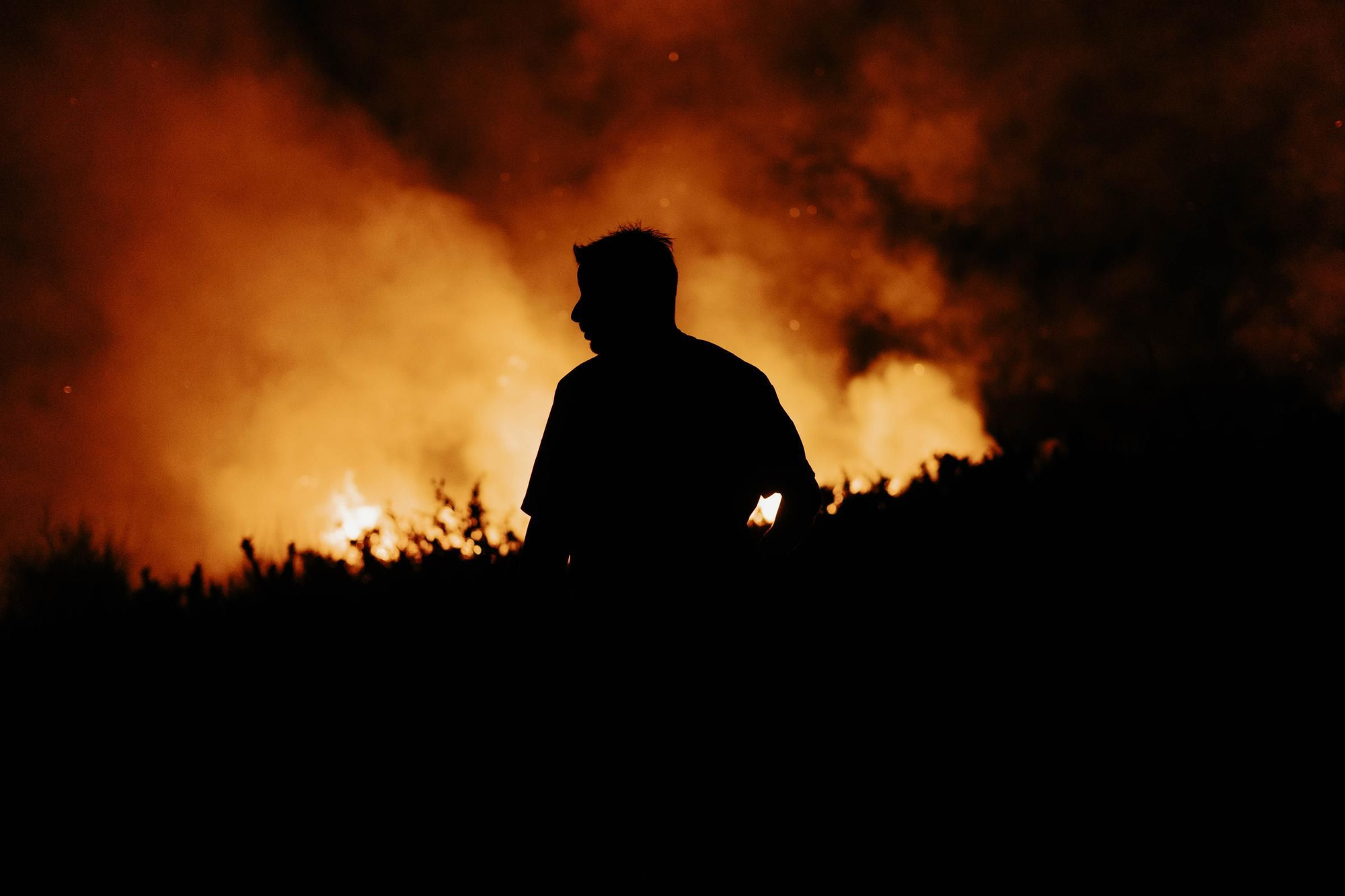 Incendio forestal en Chandebrito reviviendo el miedo del 2017